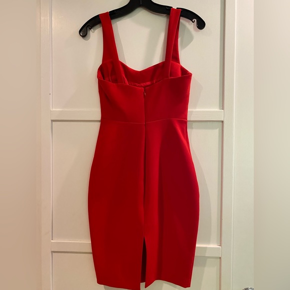 NWT LIKELY Red Cocktail Dress - Picture 2 of 4